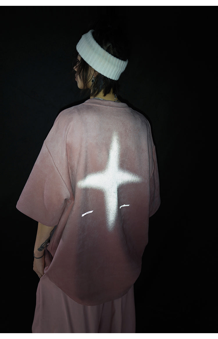 BJHG 3M Reflective Star Spike T-Shirt