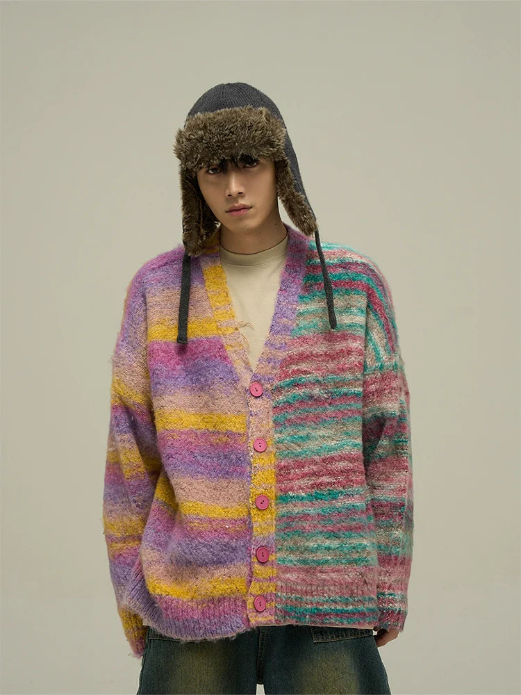 WLNEXT 'Dopamine' Two-Tone Cardigan