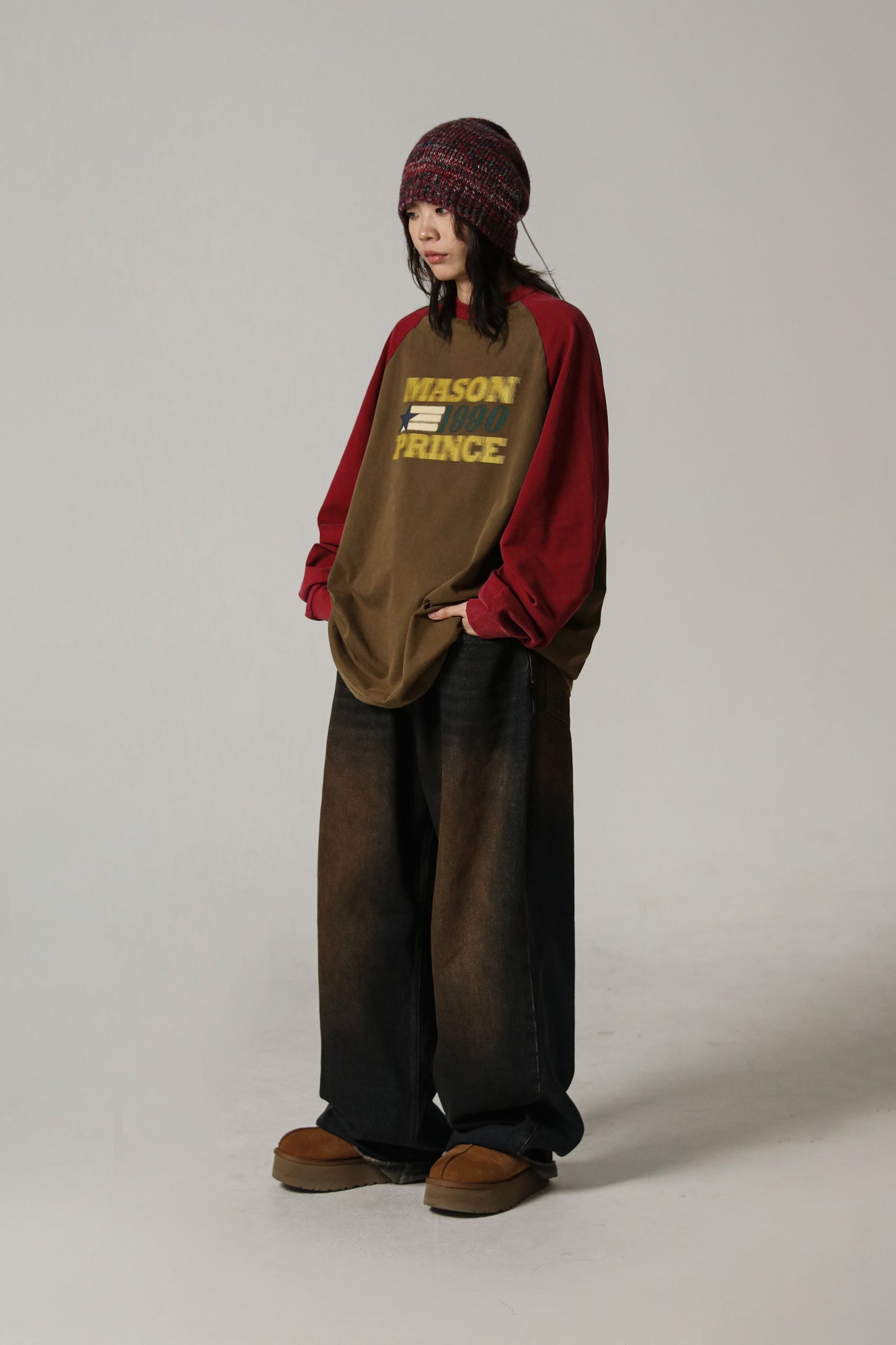 MASONPRINCE '1990' Long Sleeve with Contrast Details