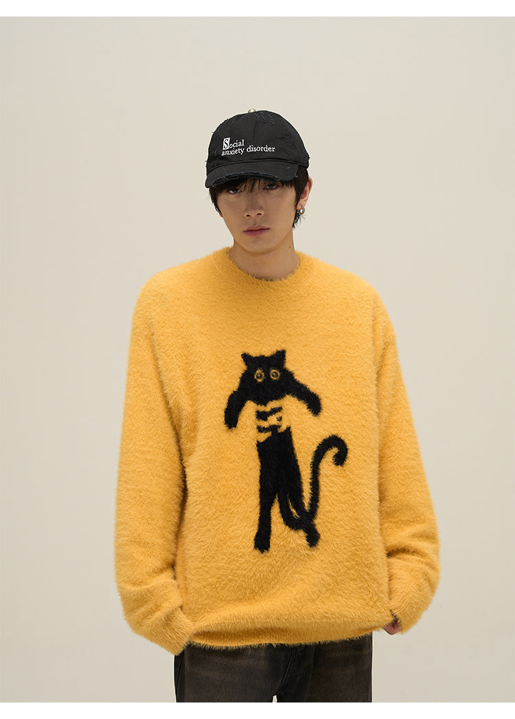 Cat-Inspired Sweater