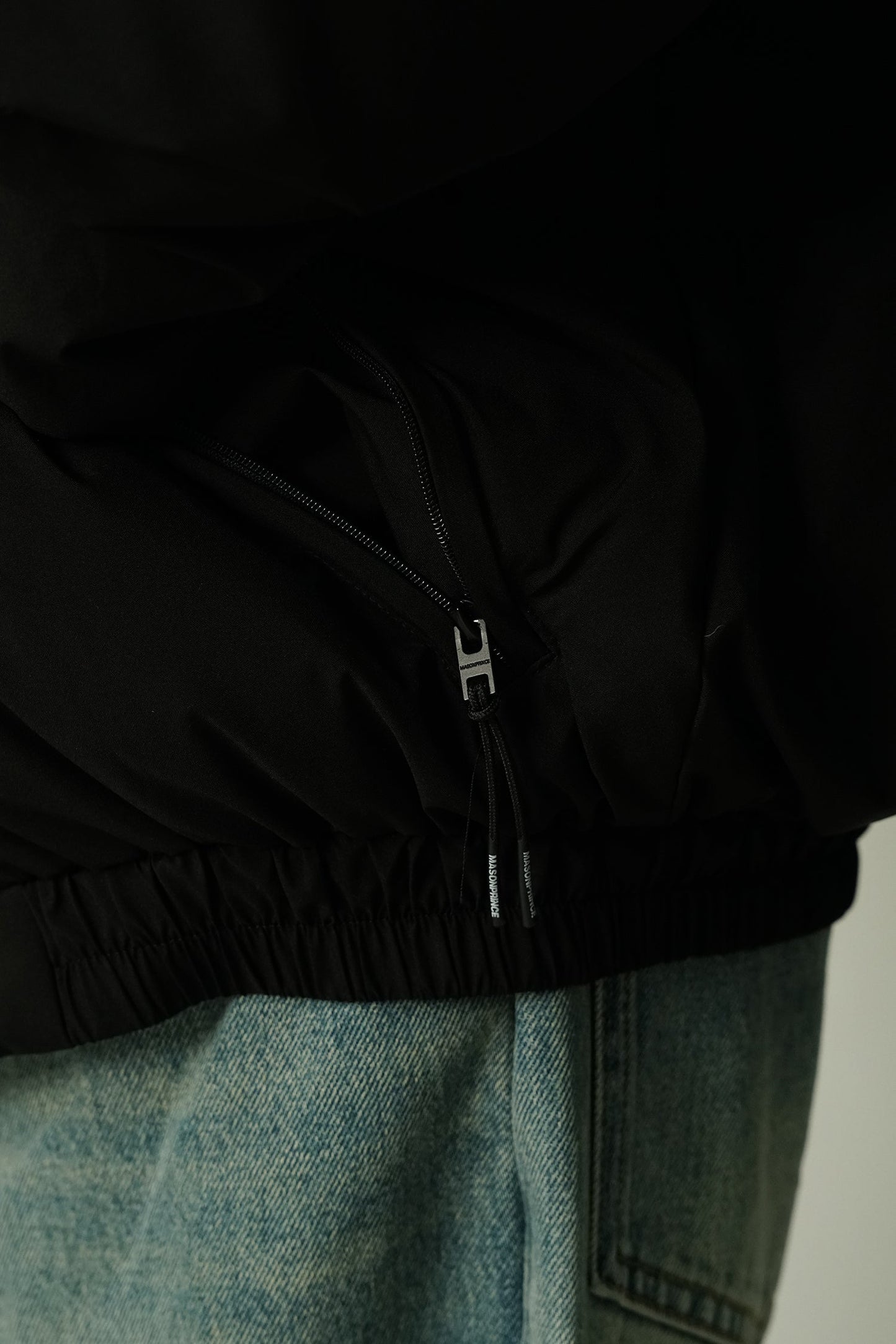 MASONPRINCE Striped Puffer Coat