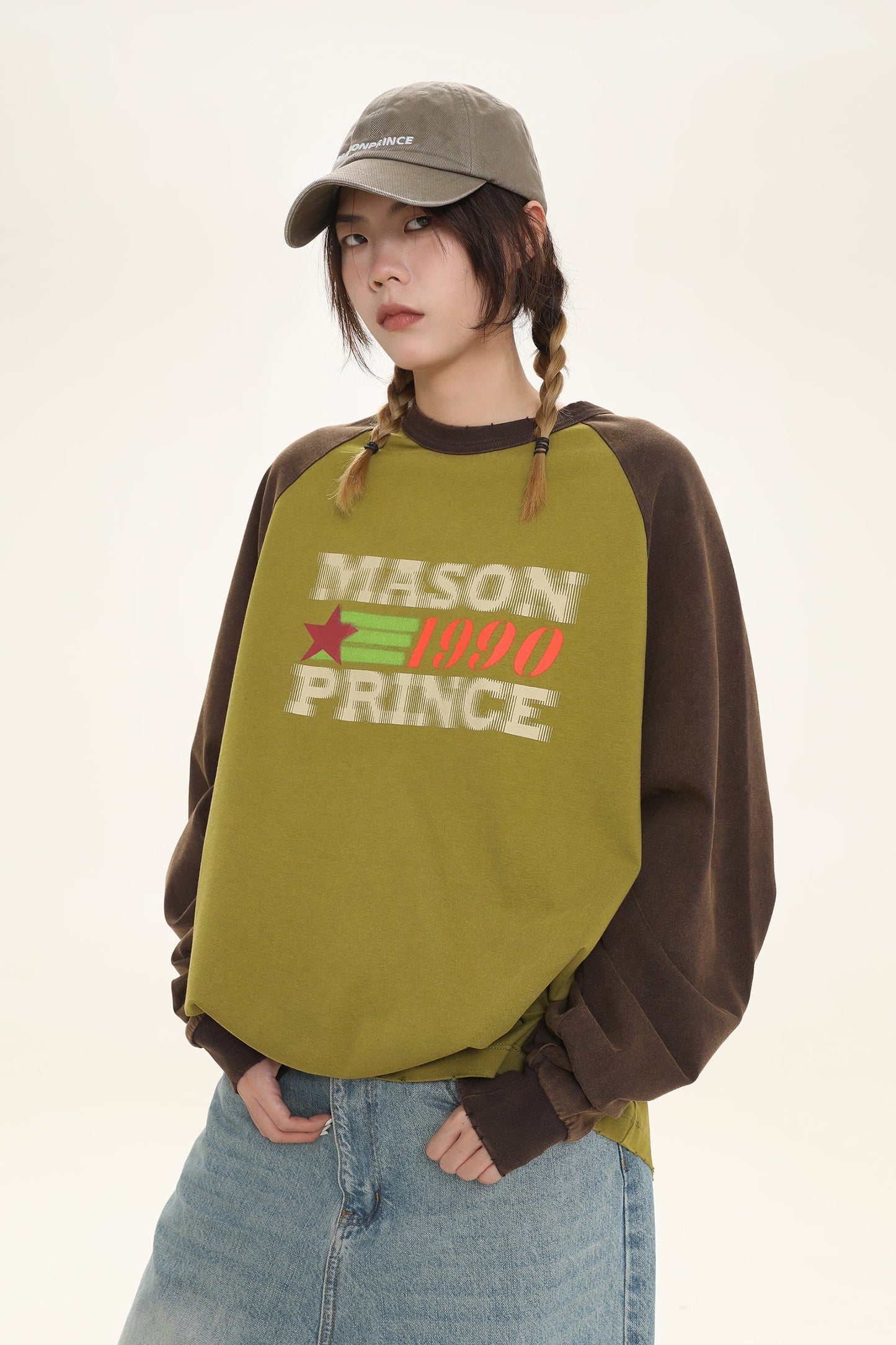 MASONPRINCE '1990' Long Sleeve with Contrast Details
