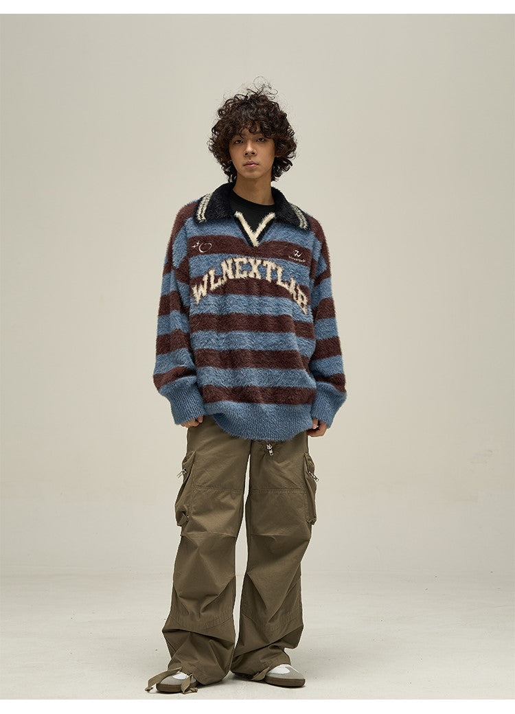 WLNEXT Logo Polo Sweater