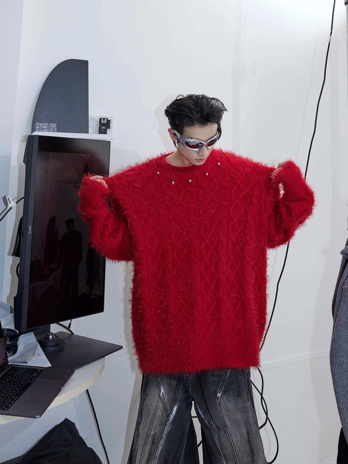 CulturE Studded Neckline Sweater