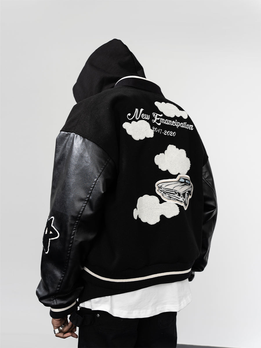 HARSH and CRUEL 'Clouded' Varsity Jacket