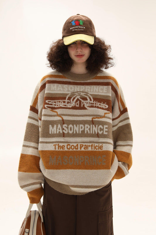MASONPRINCE Colorful Alpaca Knit Sweater