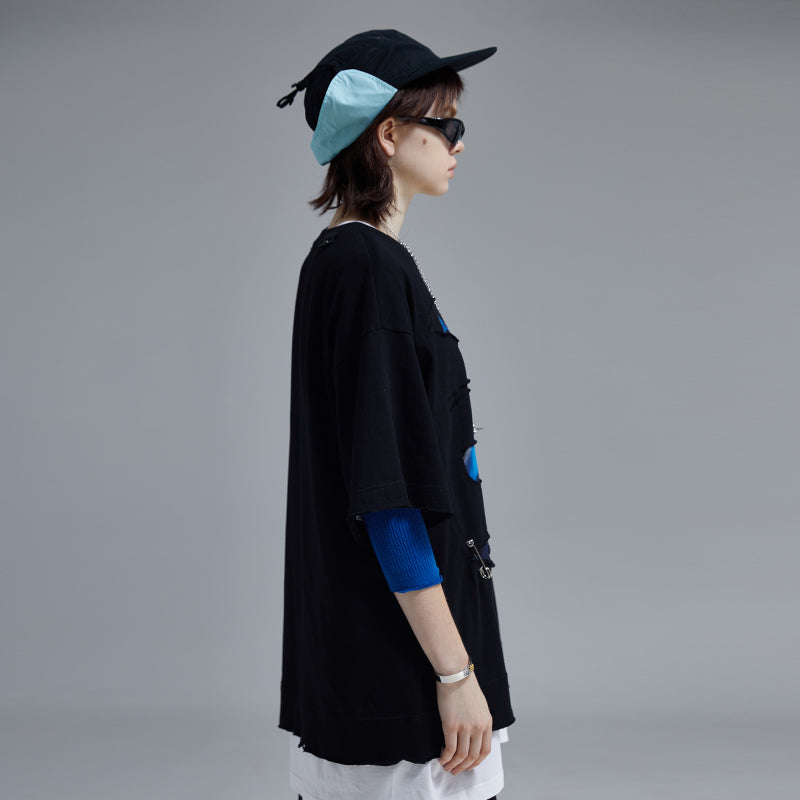 Sliced Layered Tee by A SQUARE ROOT