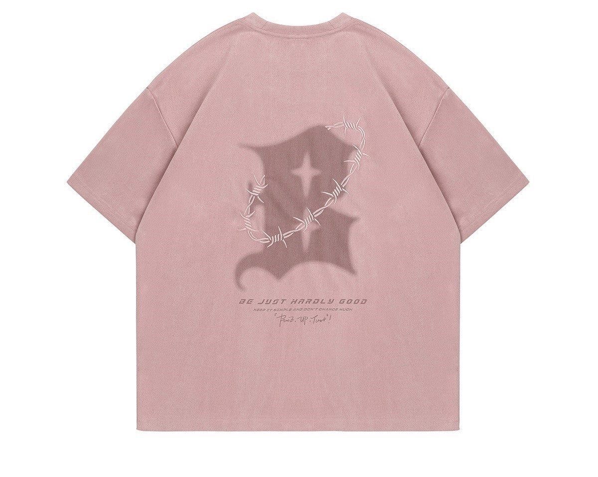 BJHG 'Thorns' Suede T-Shirt