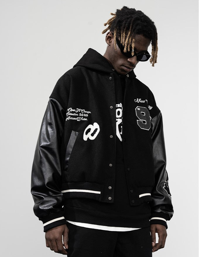HARSH and CRUEL 'Clouded' Varsity Jacket