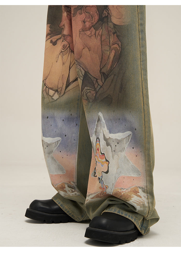 HJK Limited Edition Oil-Painted Denim