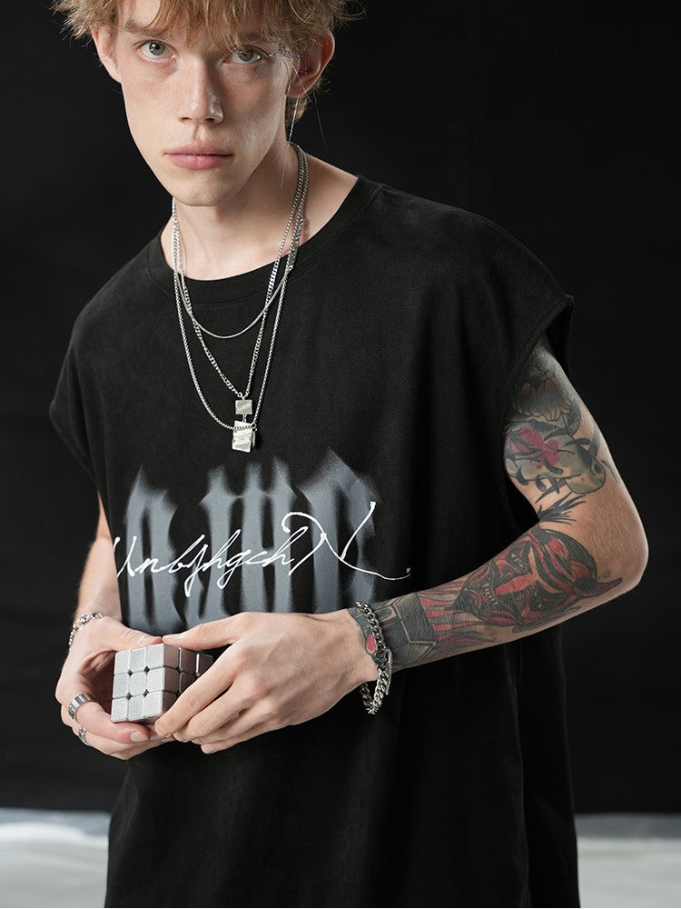 BJHG Logo Sleeveless T-Shirt