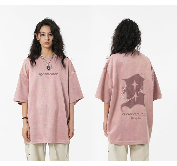 BJHG 'Thorns' Suede T-Shirt