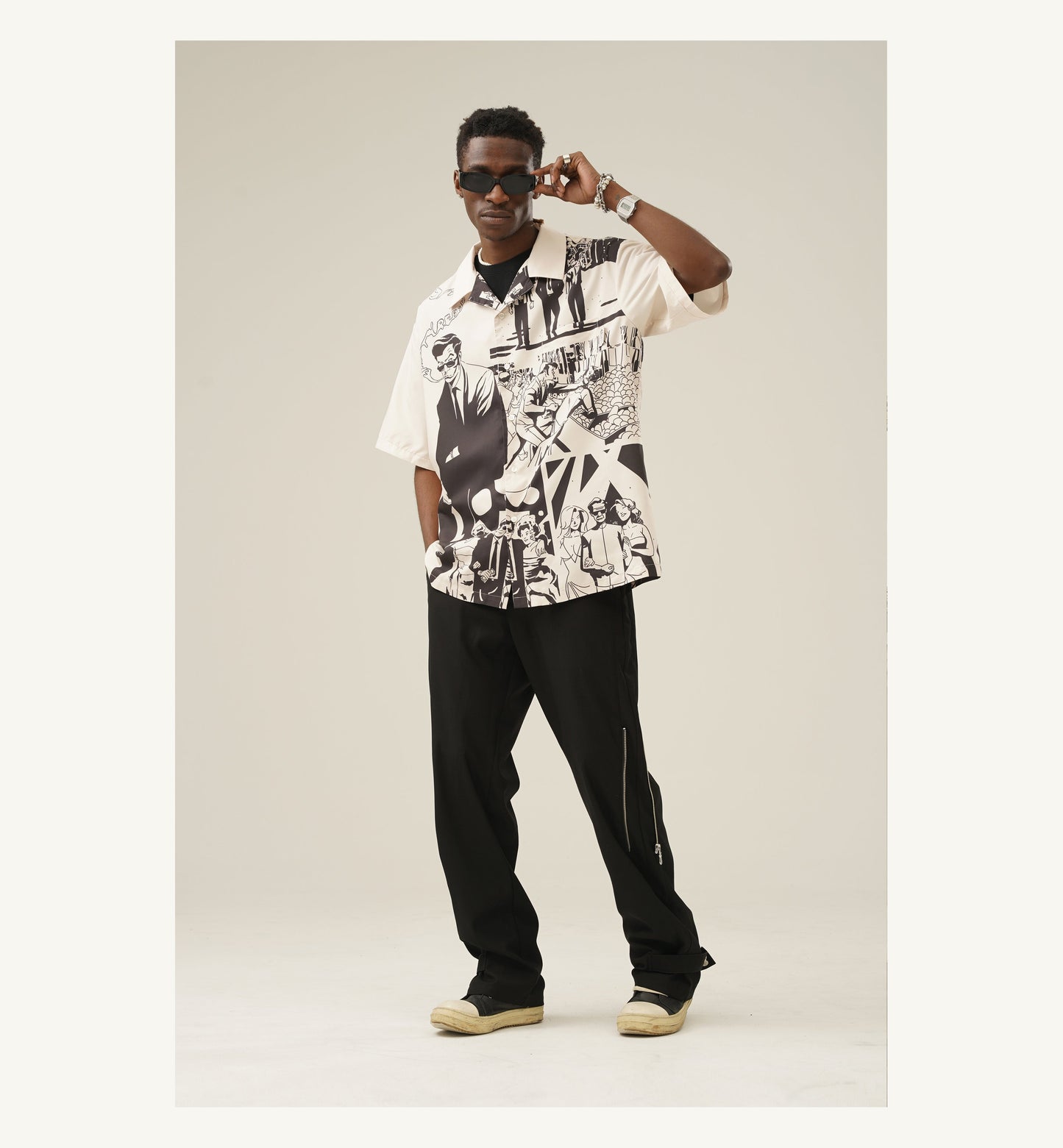 Unfilled Reference 'Comic' Button-Up Shirt