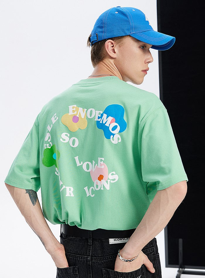 ICONSLAB Floral Garden T-Shirt