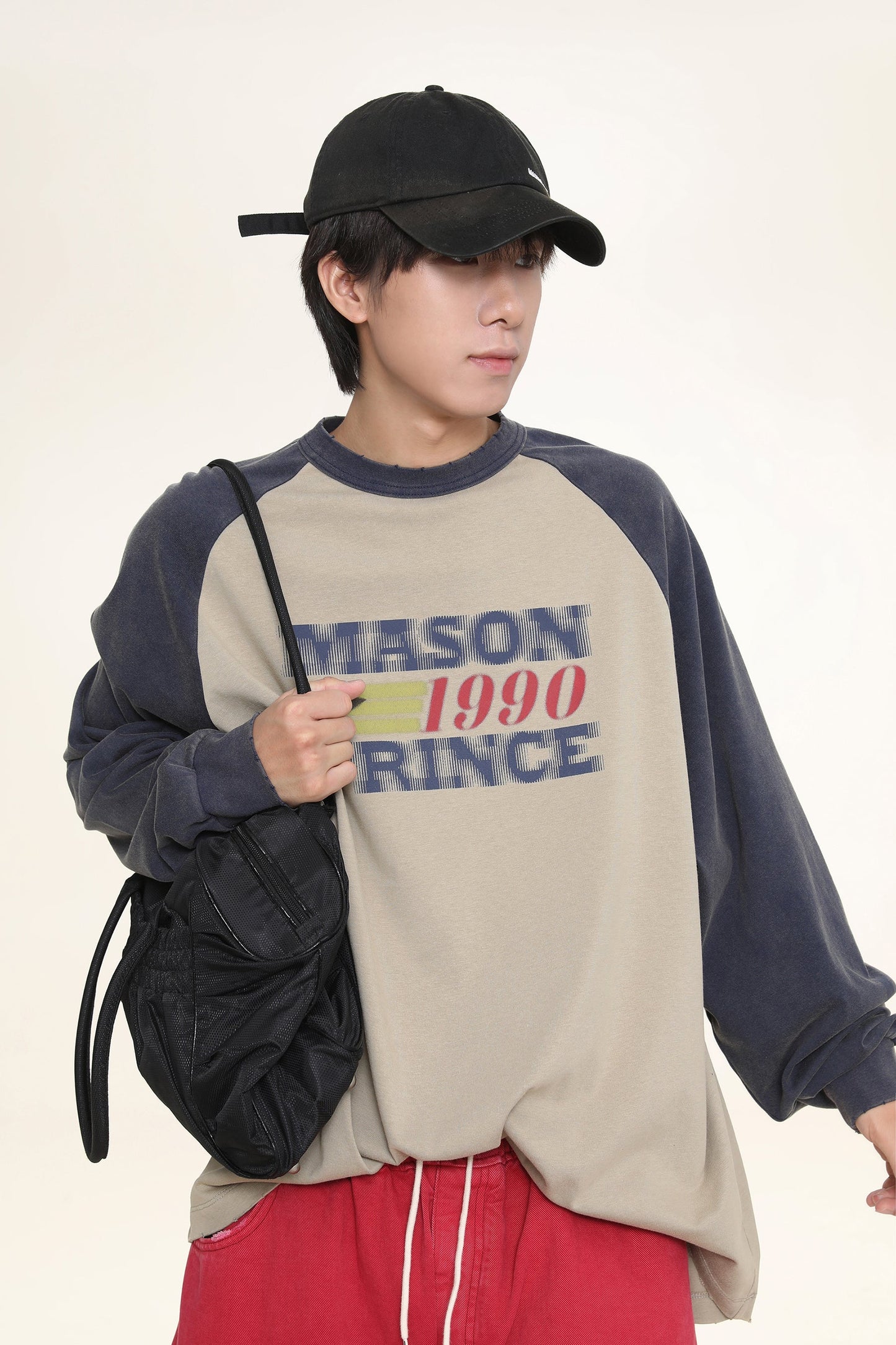 MASONPRINCE '1990' Long Sleeve with Contrast Details