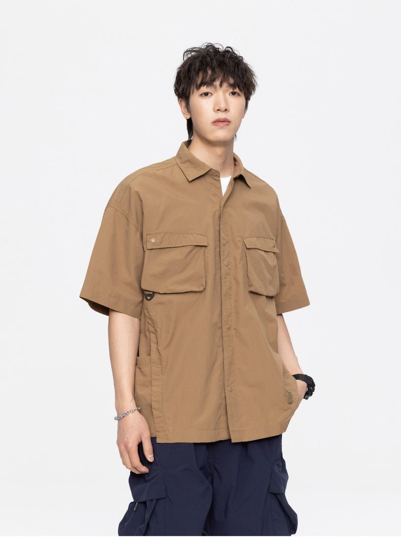 GTRG Panelled Button-Down Shirt