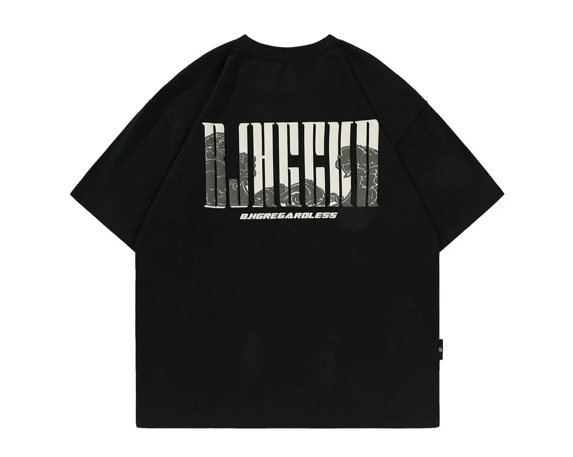 BJHG Iconic Wave Graphic T-Shirt