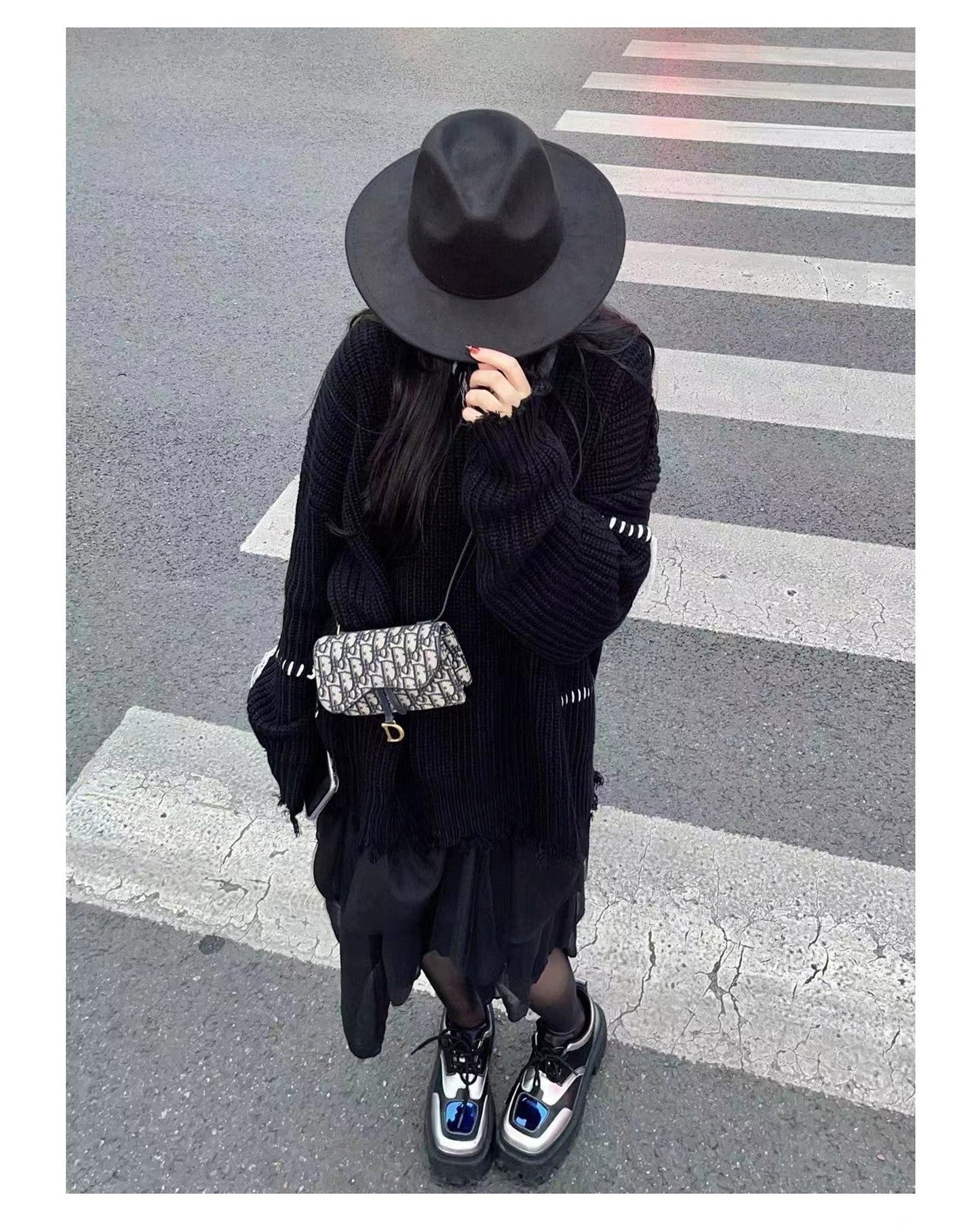 PCLP 'Lost Inside' Vintage-Inspired Distressed Knit Sweater