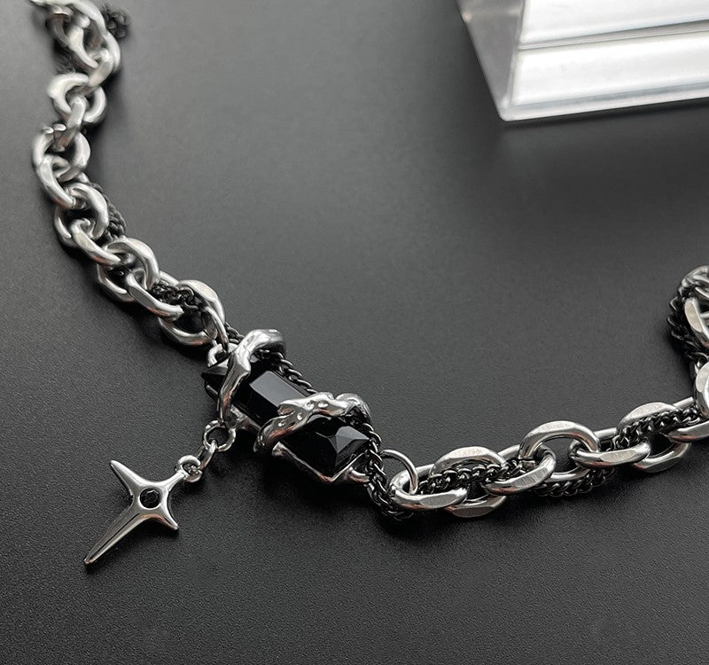 Obsidian Thorn Bracelet by HEIMA