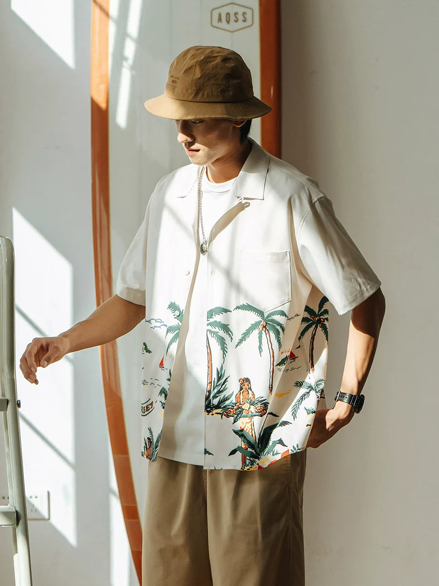 714street 'Breeze' Casual Button-Up Shirt