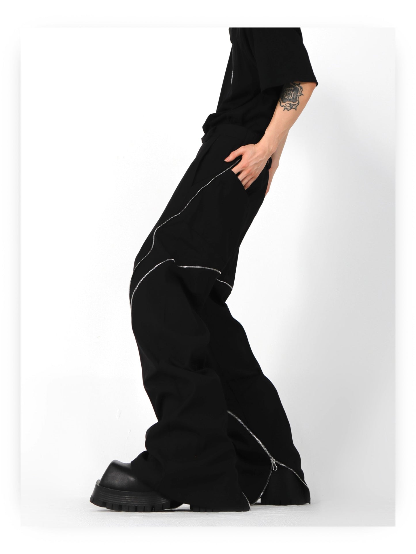 CulturE Zip-Up Trousers