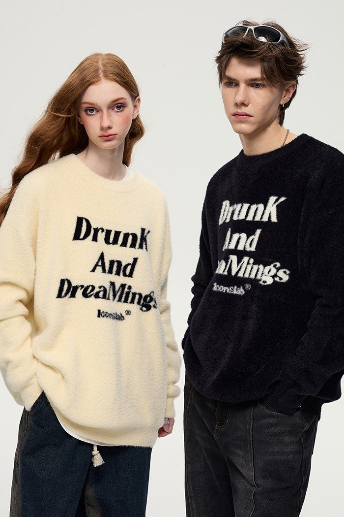 ICONSLAB 'DrunK And DreaMing' Knit Sweater