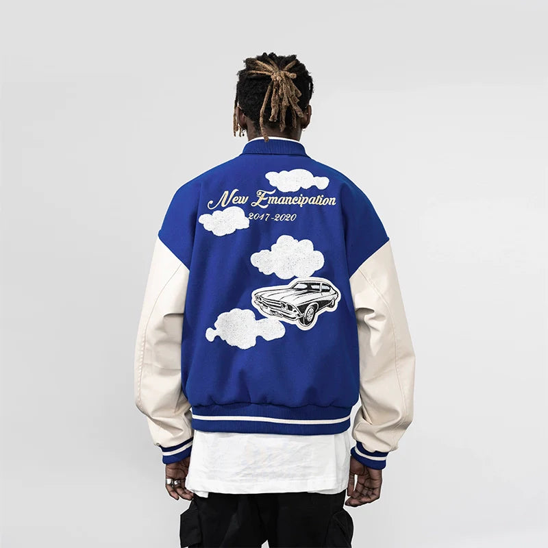 HARSH and CRUEL 'Clouded' Varsity Jacket