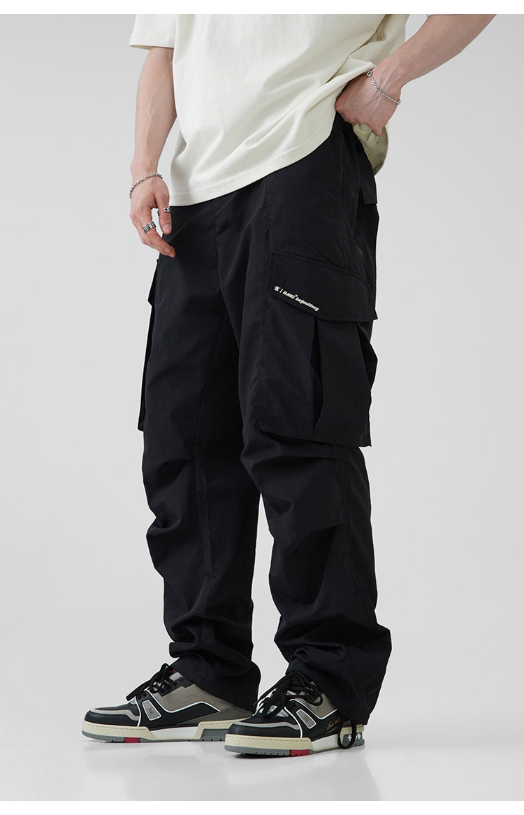 BJHG Pleated Utility Cargo Trousers