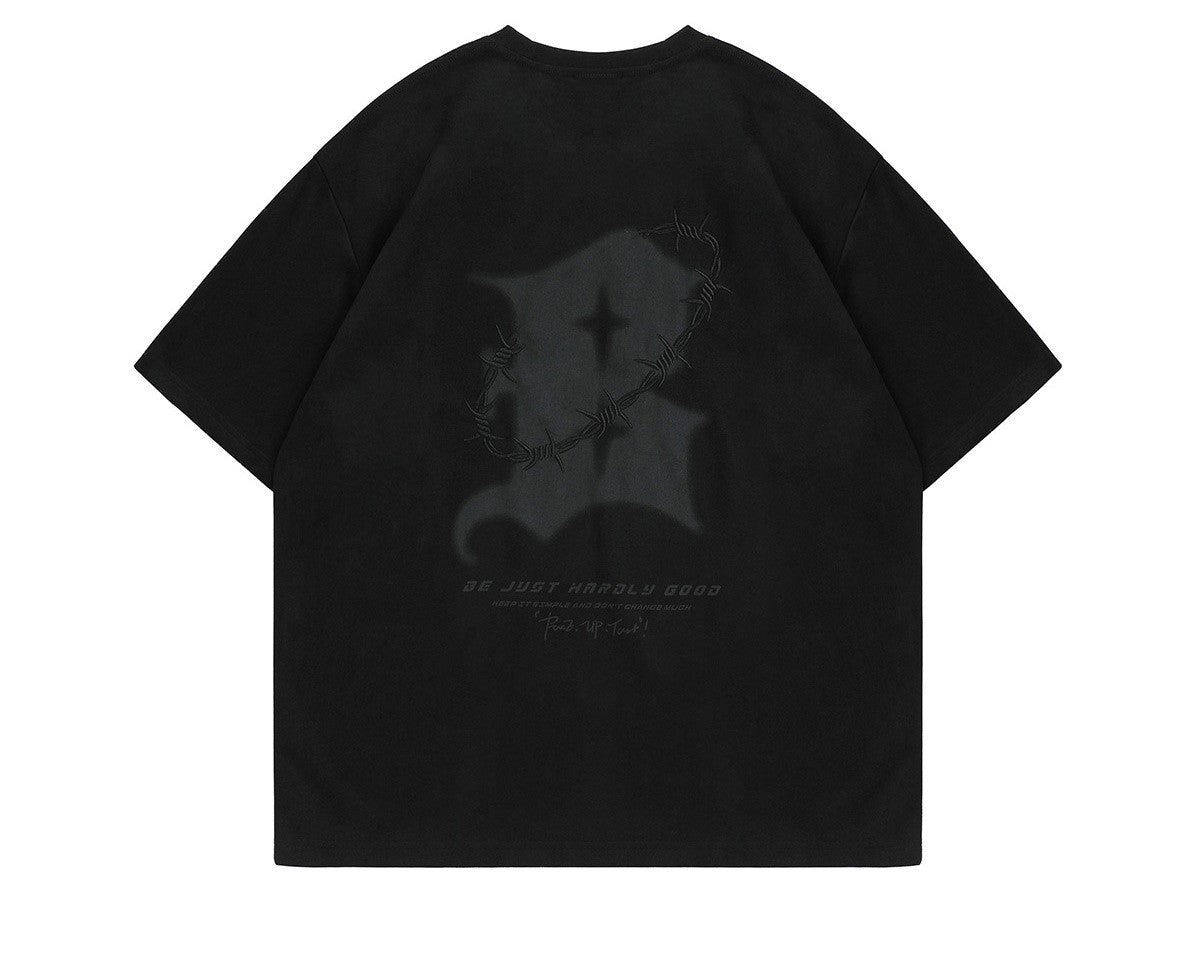 BJHG 'Thorns' Suede T-Shirt