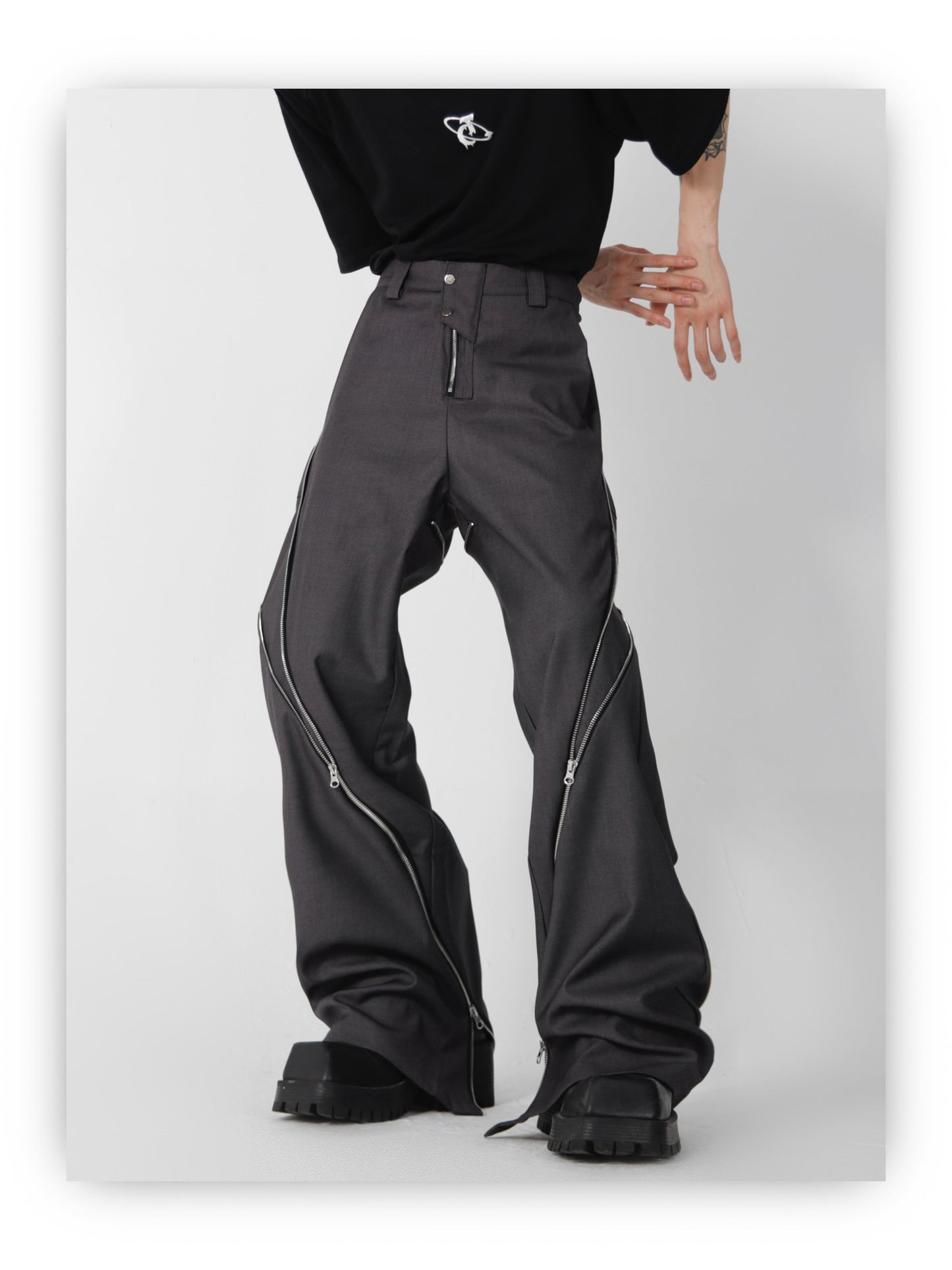 CulturE Zip-Up Trousers