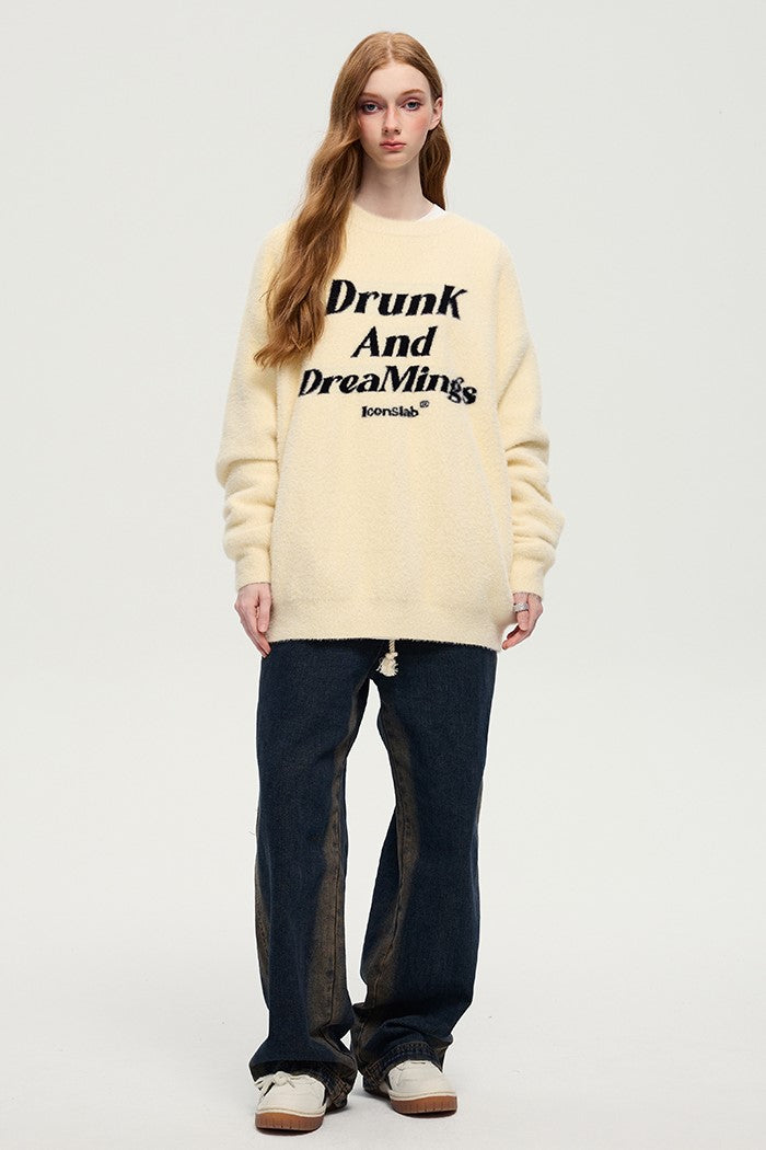 ICONSLAB 'DrunK And DreaMing' Knit Sweater