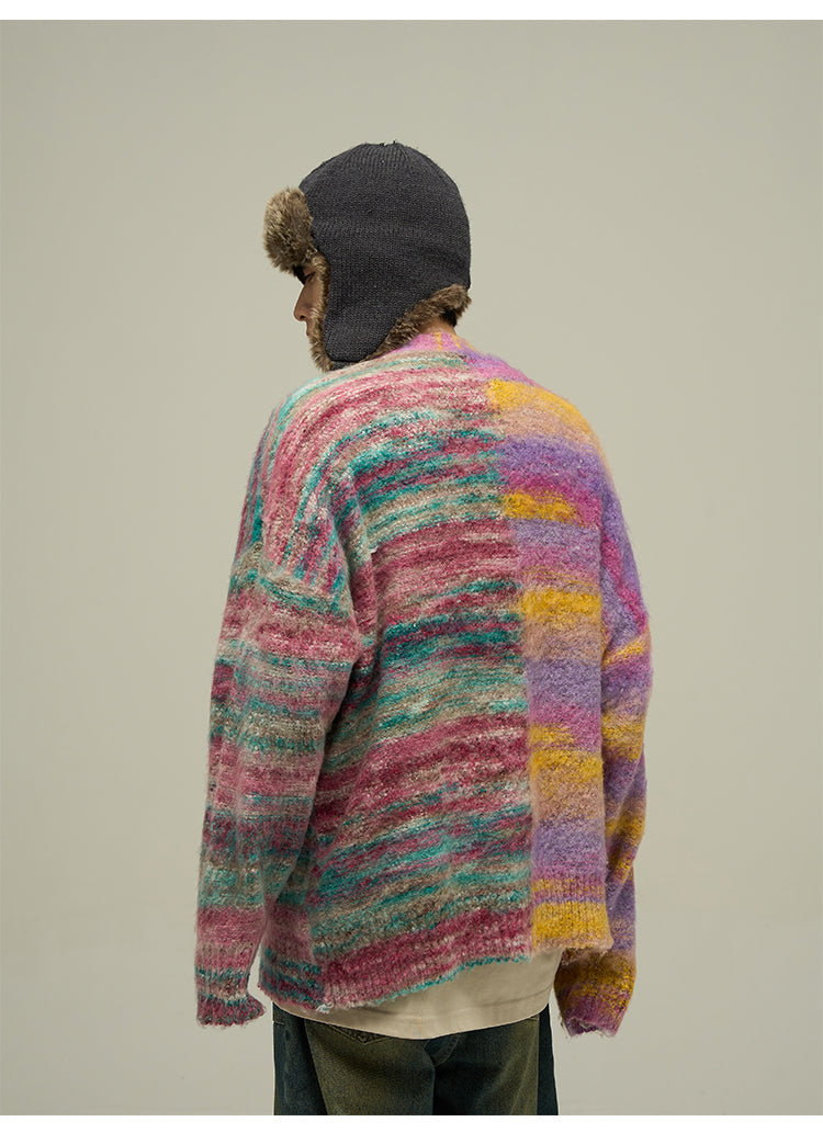 WLNEXT 'Dopamine' Two-Tone Cardigan