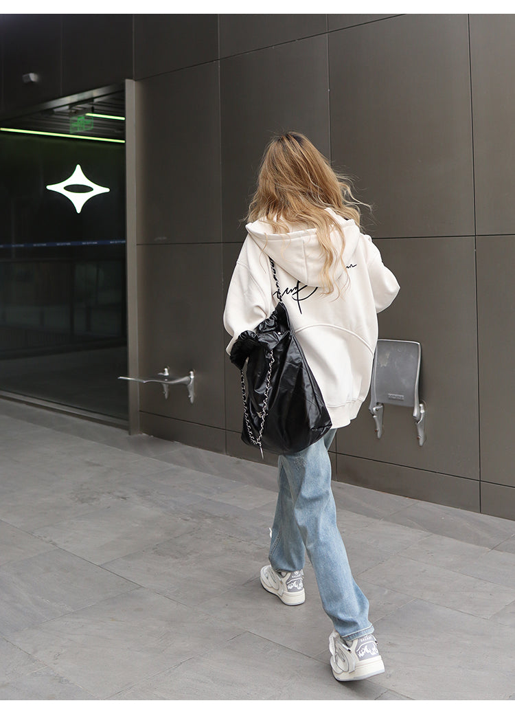 BJHG Logo Hoodie with Script Design