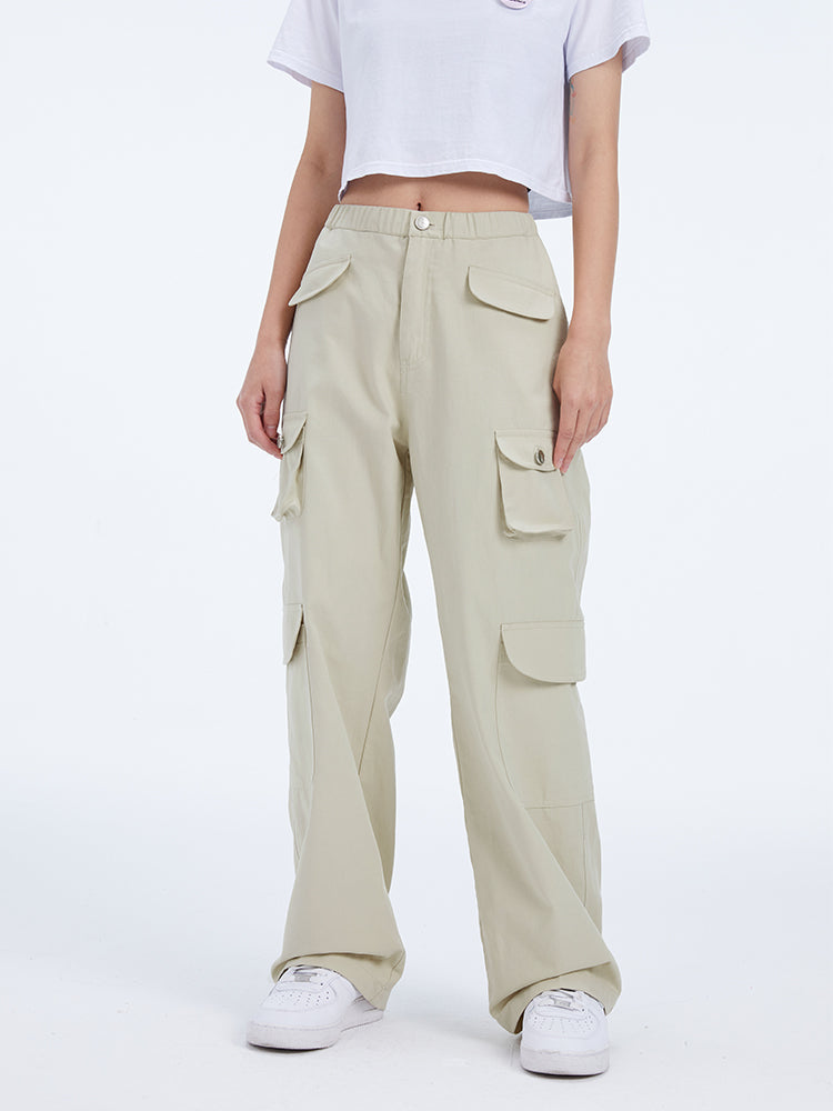Light-Colored Cargo Pants by King Prince