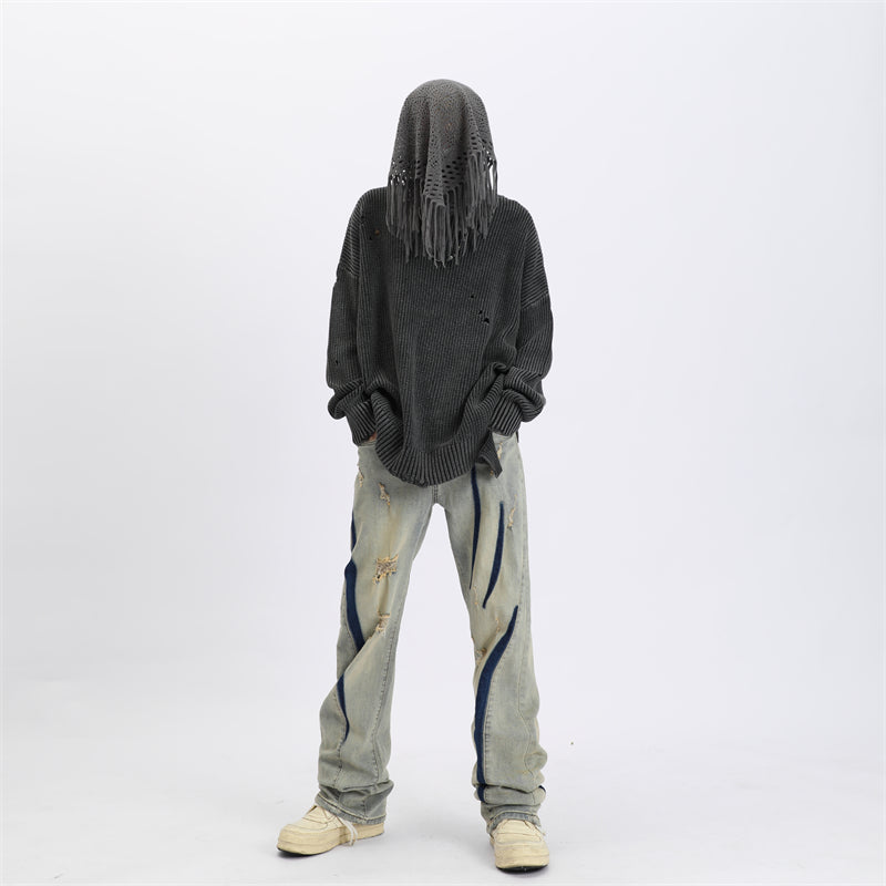 MaxDstr Distressed Ripped Jeans