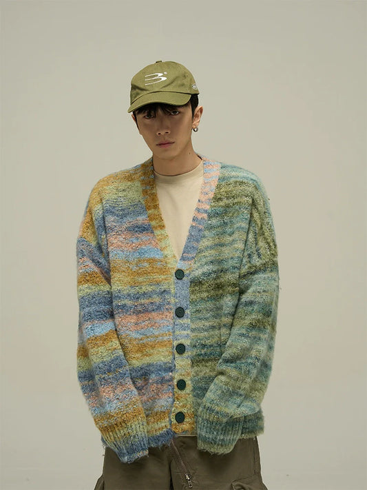 WLNEXT 'Dopamine' Two-Tone Cardigan