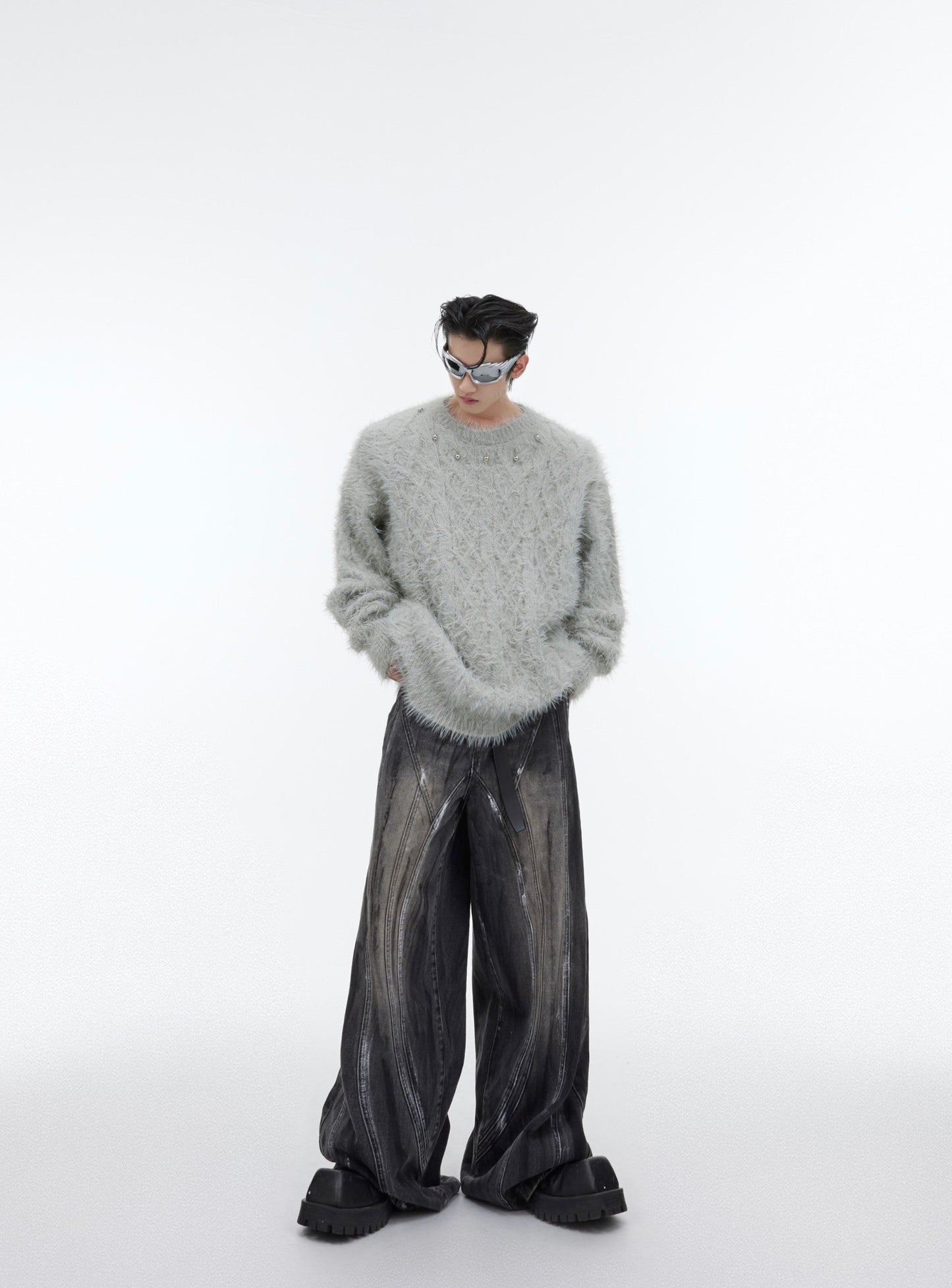 CulturE Studded Neckline Sweater