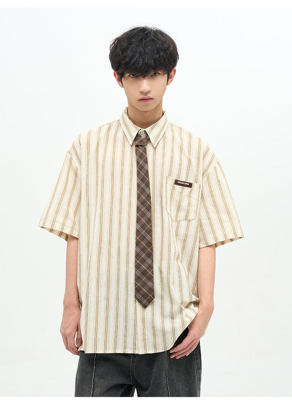 77F7GHT Striped Polo Shirt