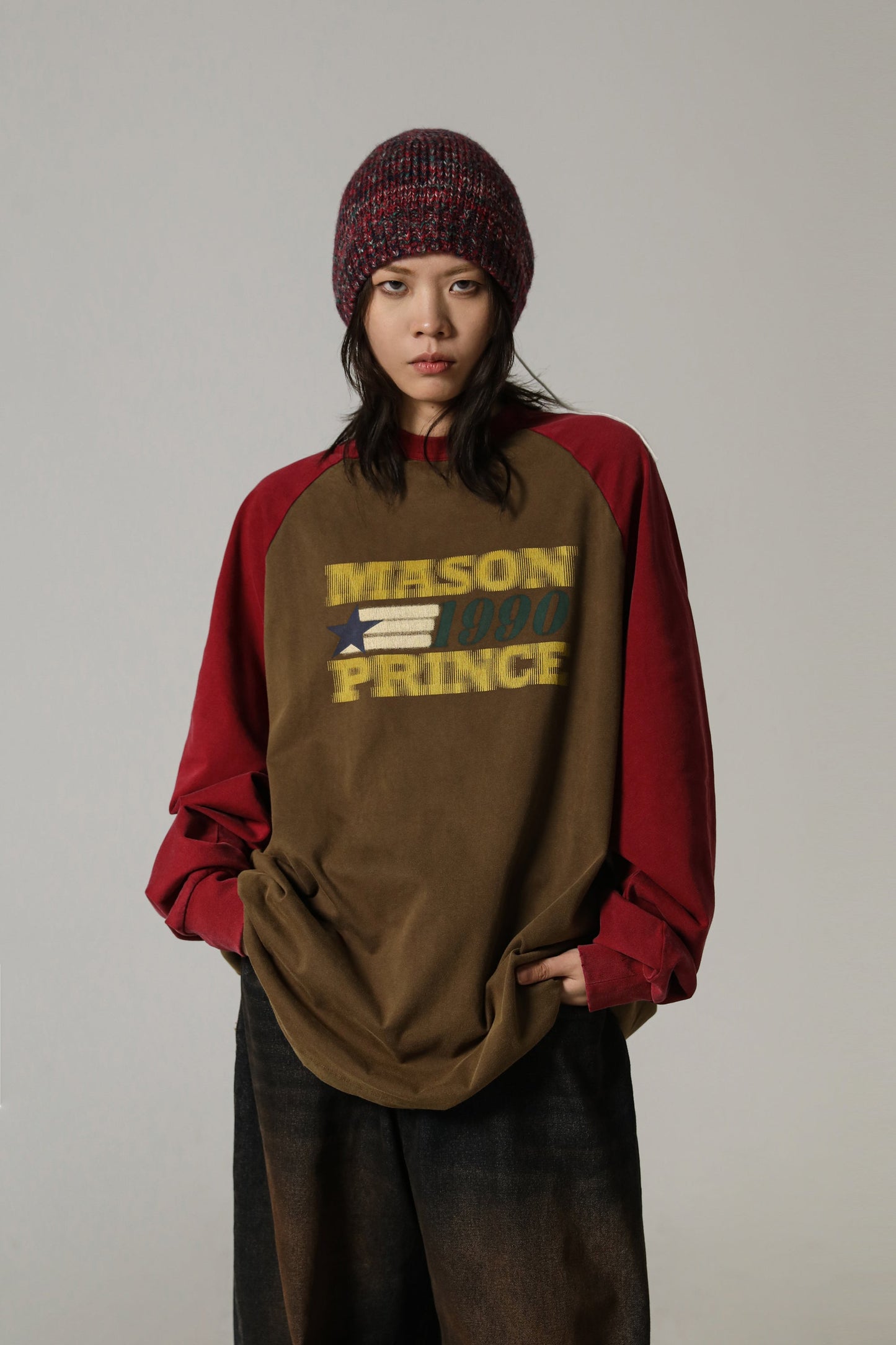 MASONPRINCE '1990' Long Sleeve with Contrast Details