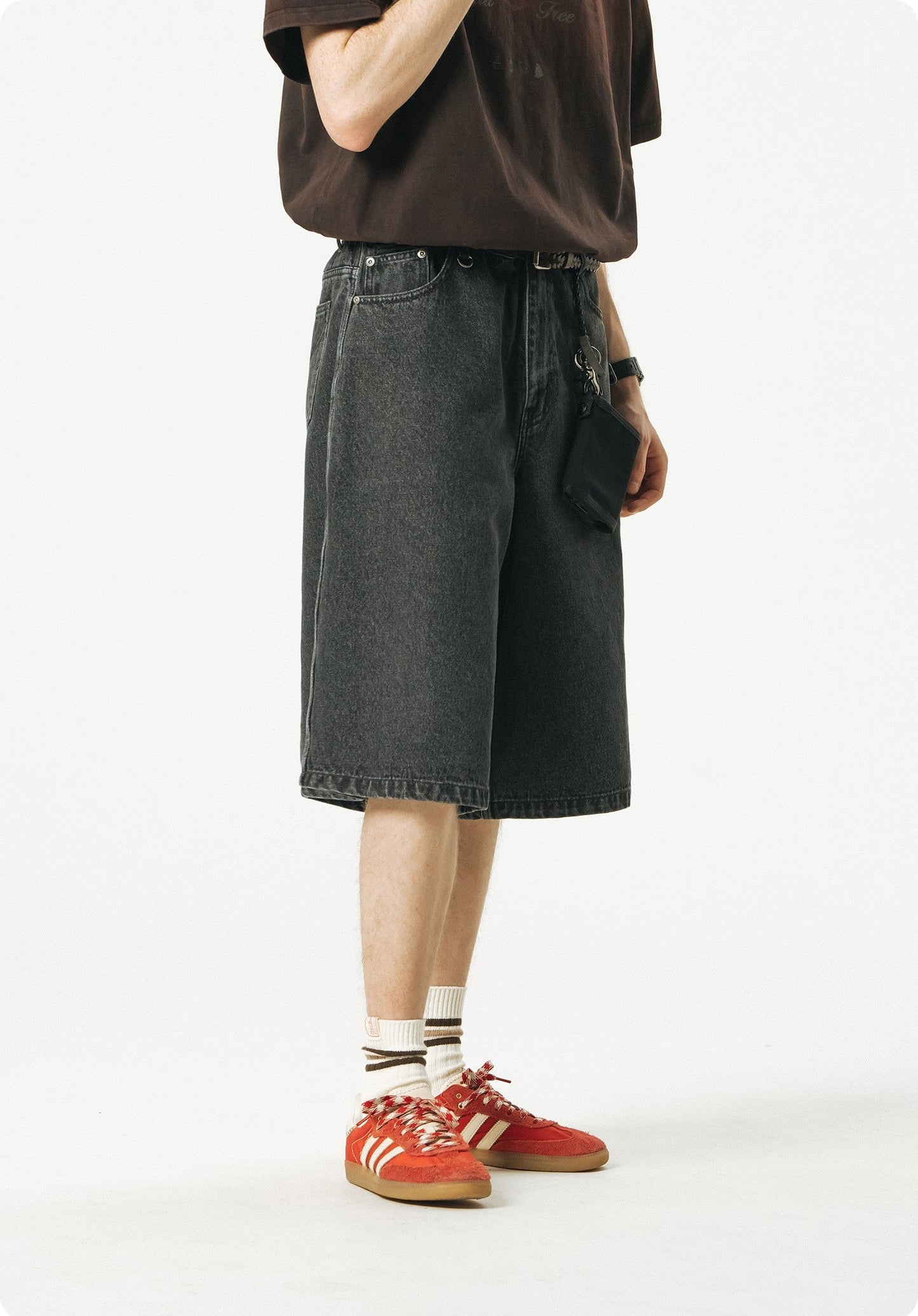 714street Japanese Distressed Denim Shorts