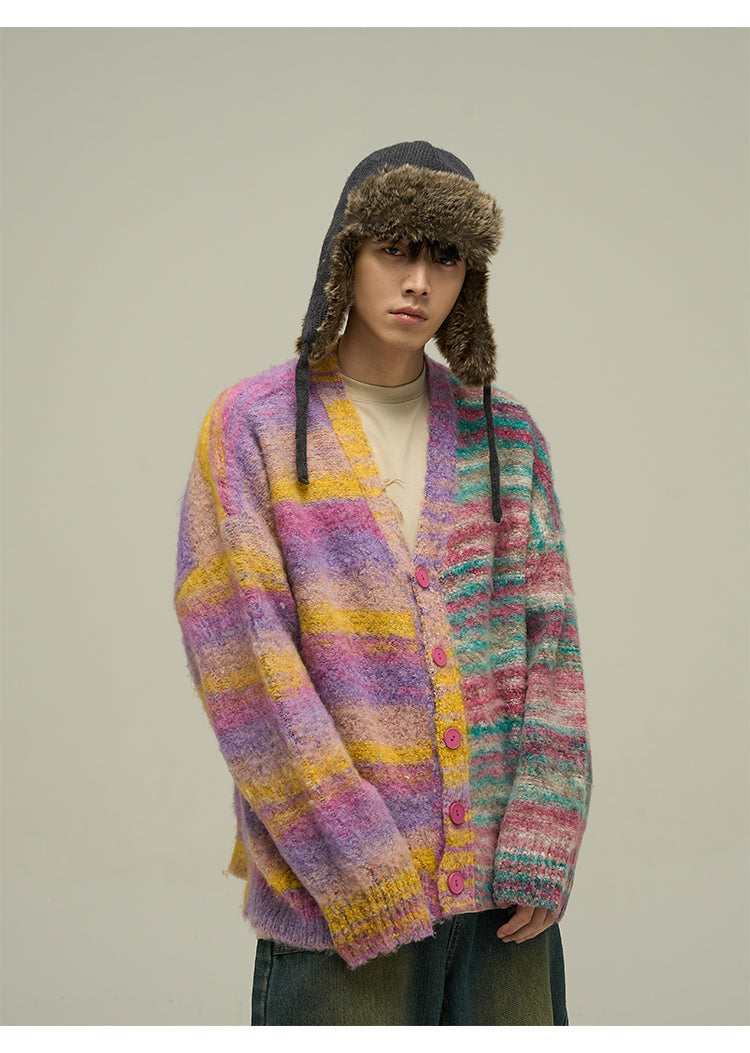 WLNEXT 'Dopamine' Two-Tone Cardigan