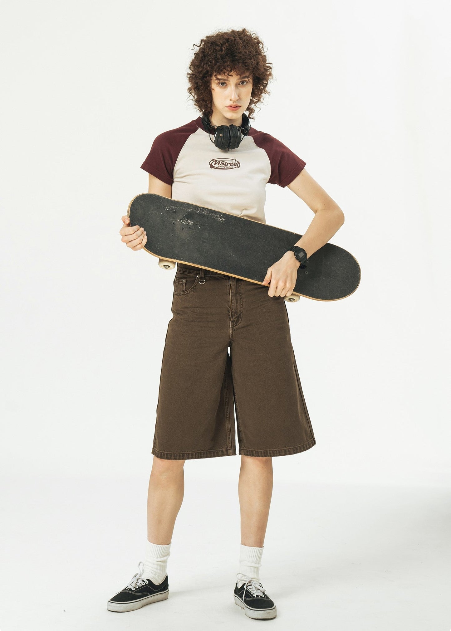 714street Japanese Distressed Denim Shorts