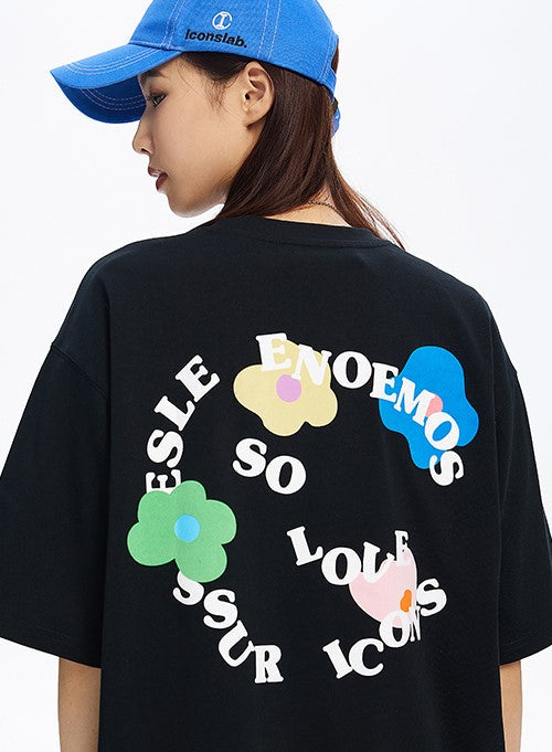 ICONSLAB Floral Garden T-Shirt
