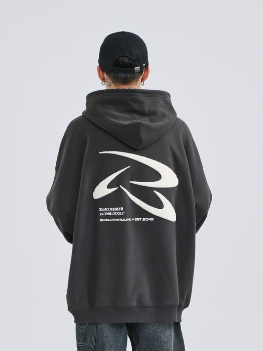 PCLP Embroidered Hoodie with Frisbee Design