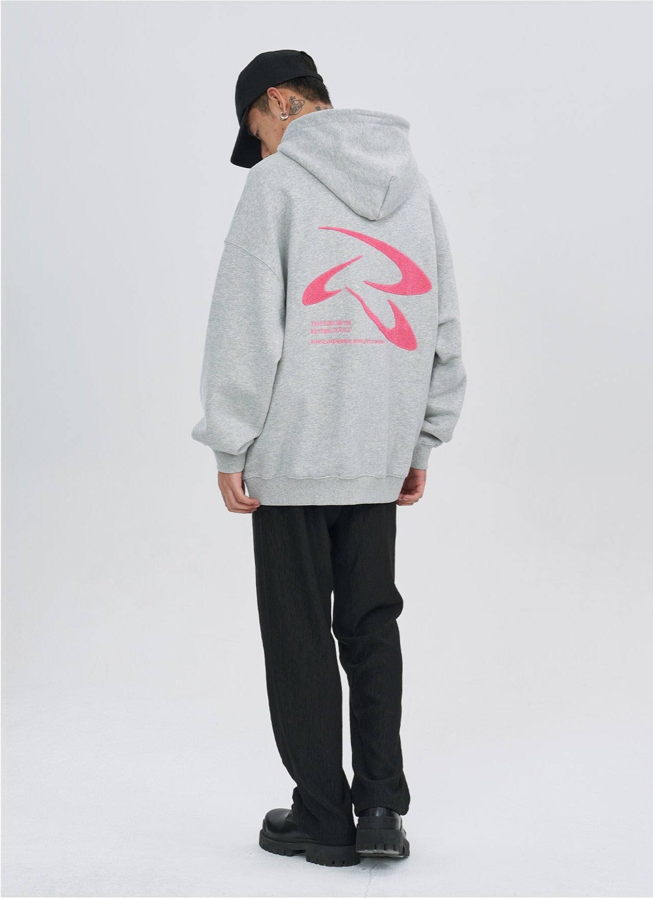 PCLP Embroidered Hoodie with Frisbee Design