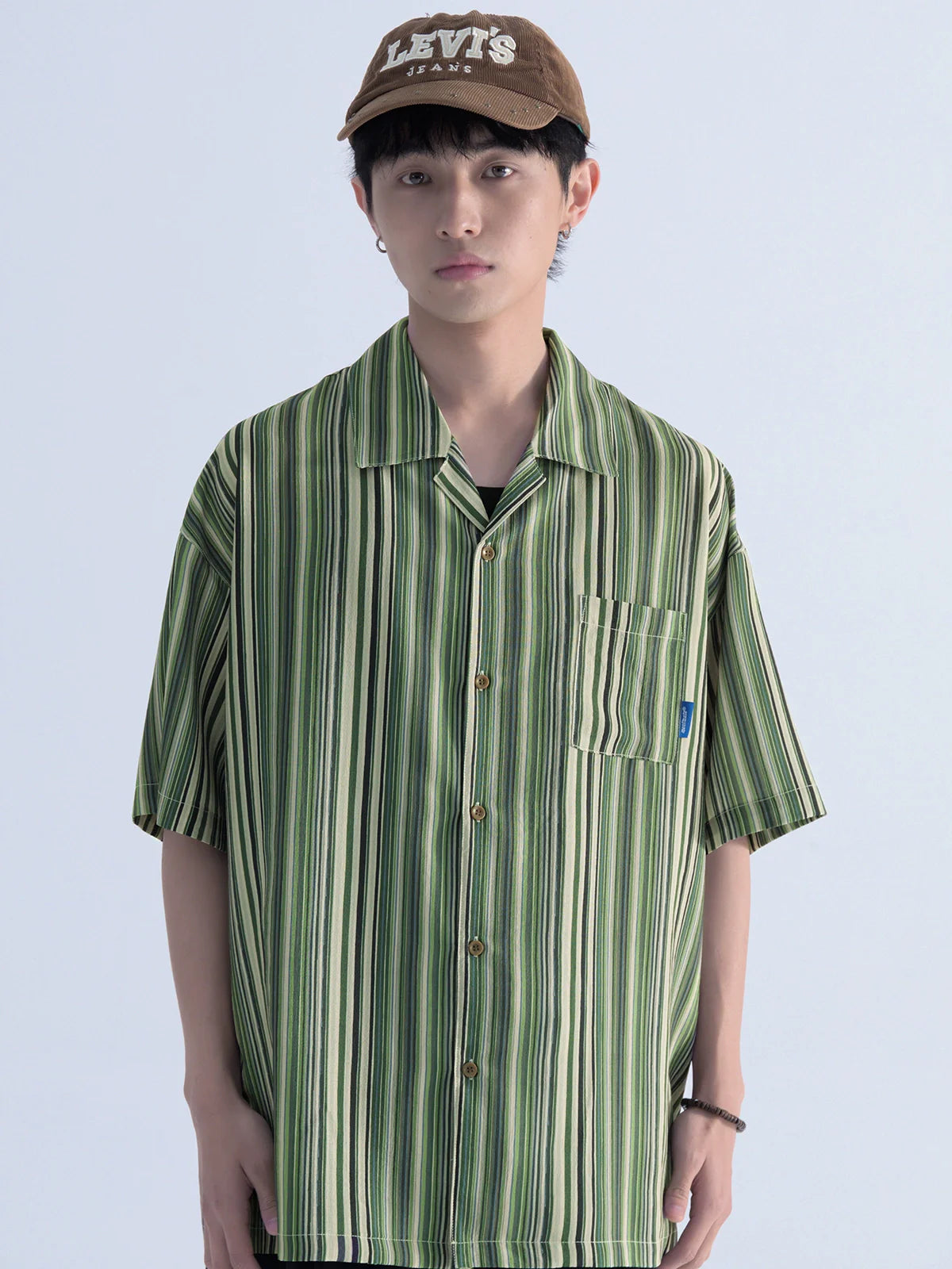 Mentmate Vintage Stripe Button-Up Shirt