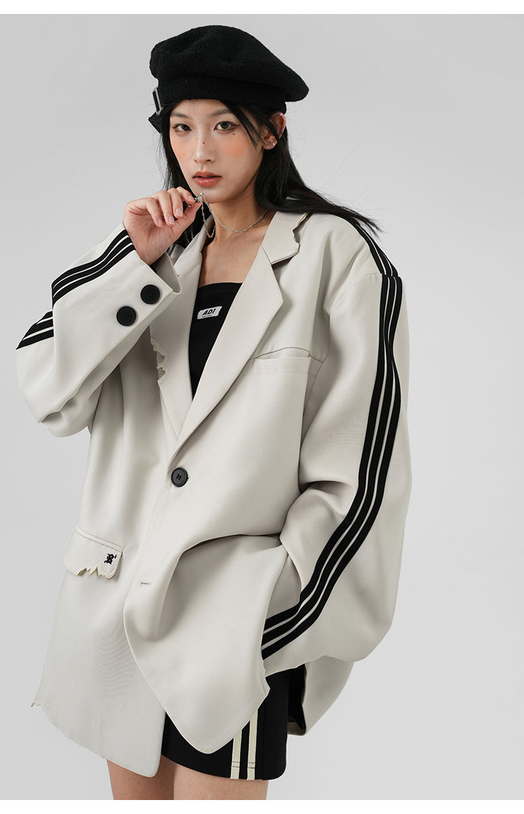 BJHG Striped Blazer Jacket