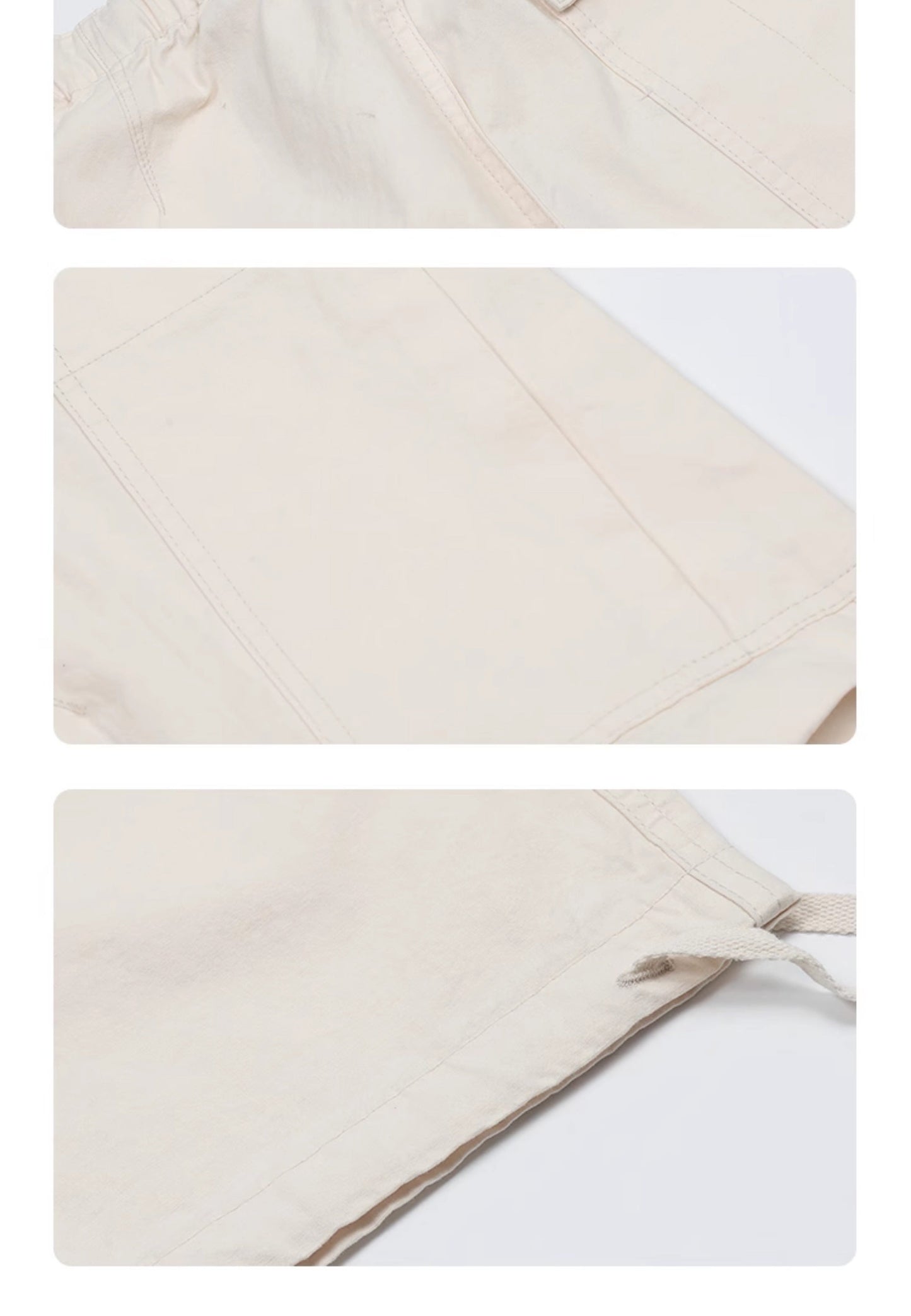 CTB Relaxed Fit Pleated Cargo Pants