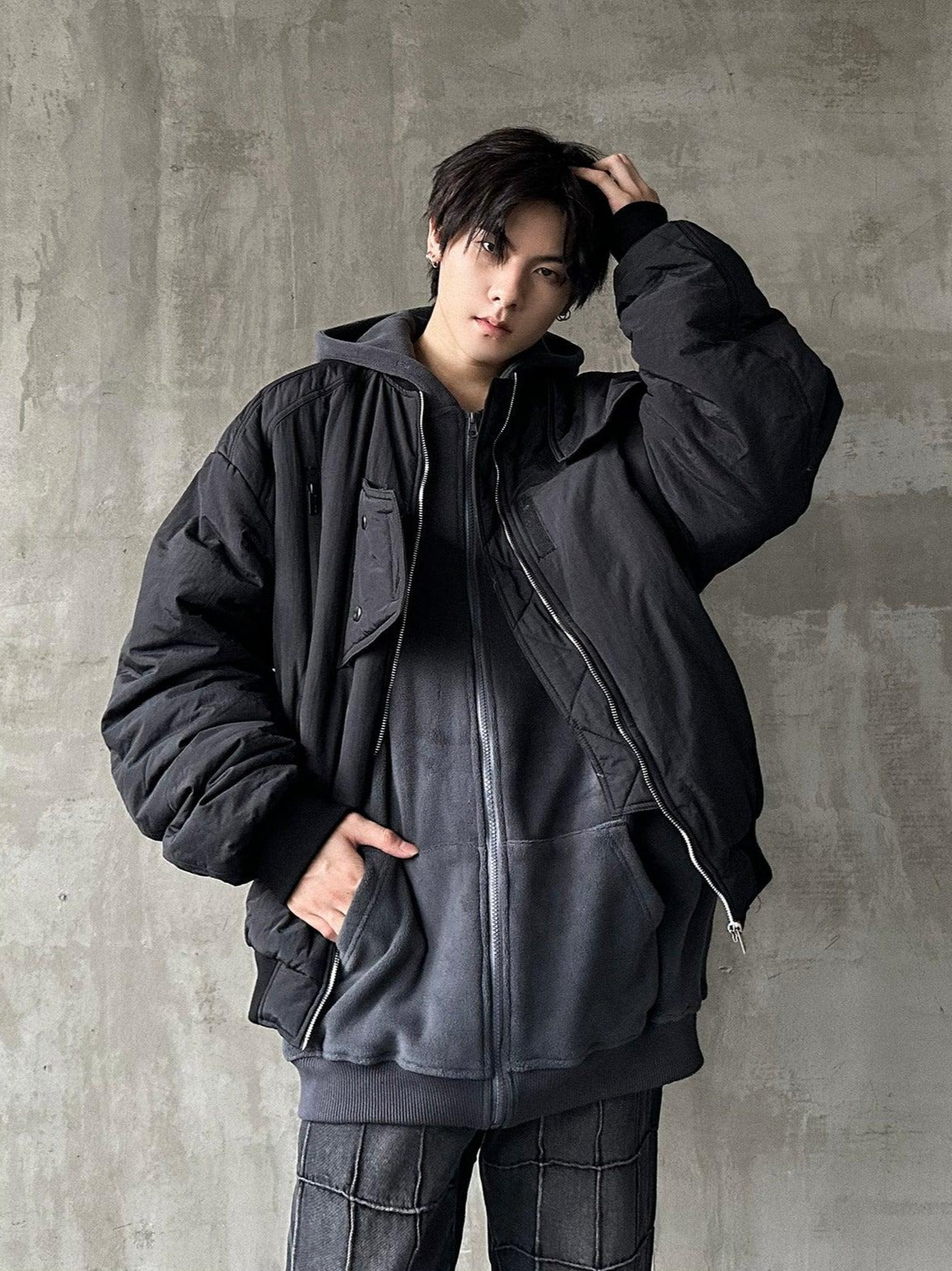 MRNEARLY Premium Heavyweight Flight Jacket