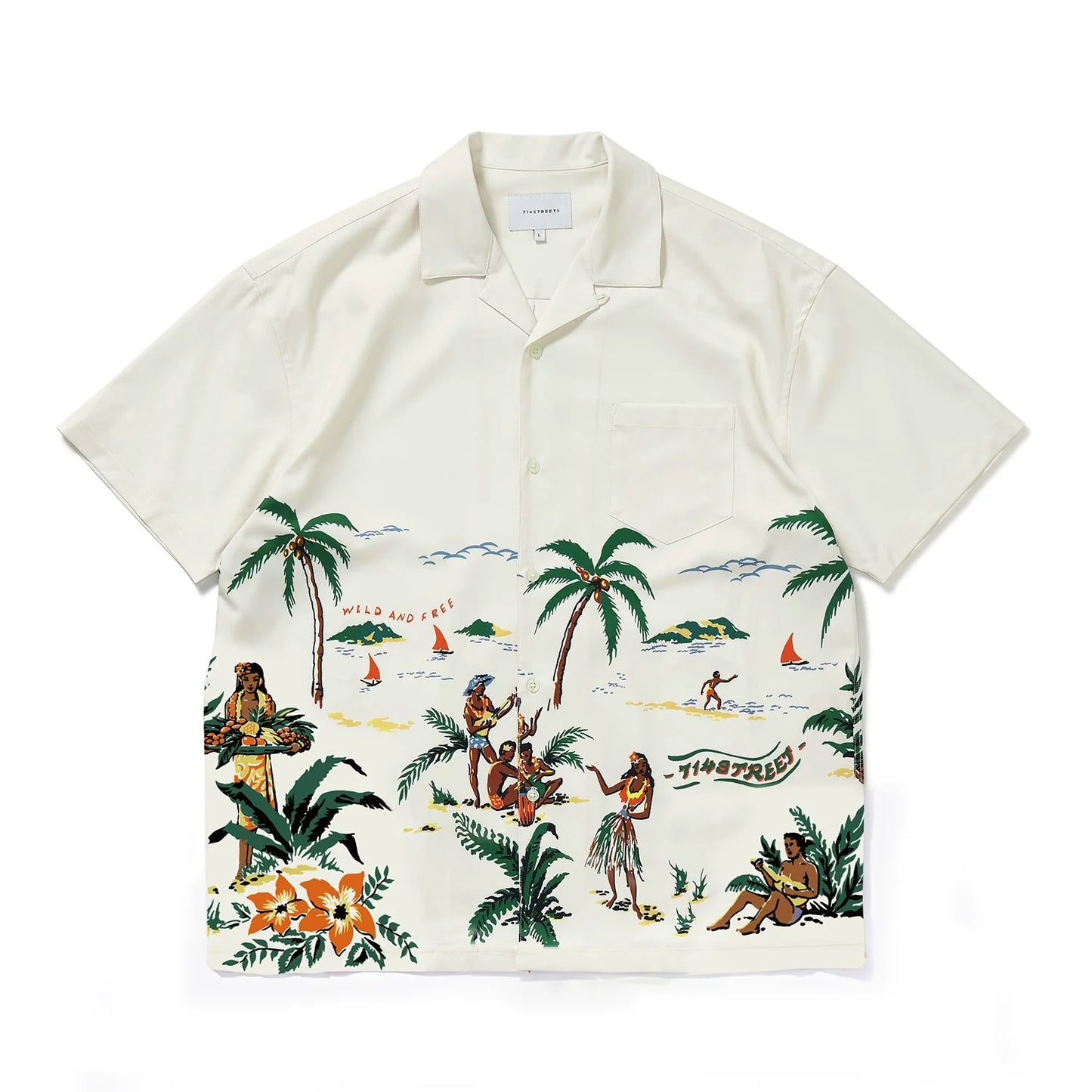 714street 'Breeze' Casual Button-Up Shirt